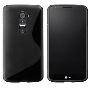 Husa LG G2 Mini D620 silicon S-Line negru / negru (TPU)