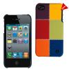 Husa trexta snap on apple iphone 4 / 4s patchwork