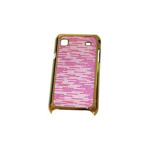 Hard Case Samsung i9000 / i9001 Galaxy S Plus Glamour pink / gold