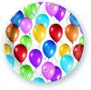 Procos baloons fiesta - 10 farfurii carton 20/23 cm diam