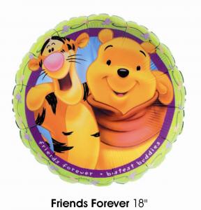 Baloane heliu folie metalizata Winnie Friends Forever 18"