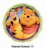 Baloane heliu folie metalizata winnie friends forever 18"