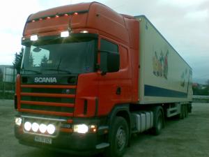 Transport international cu camion frigorific MTMA 40 tone