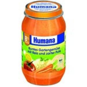 HUMANA PIURE DIN LEGUME, OREZ, CURCAN X 220 GR