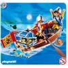 BARCA CU VASLE PENTRU TRANSPORT COMORI- Playmobil