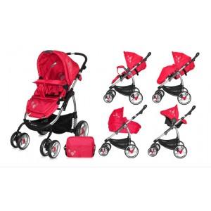 CARUCIOR COMBI 2 IN 1 PLASMA RED BALOONES BERTONI