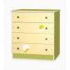 COMODA LEMN cu 4 sertare -Yellow Bird-Bertoni