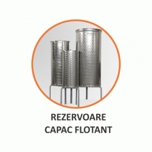 Rezervor din inox cu capac flotant pentru vin - 90 litri