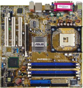 Kit Placa de baza Asus P4P800-VM, Socket 478 + Procesor Intel Pentium 4, 3.0Ghz + Cooler