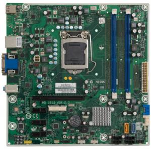 Placa de Baza HP MS-7613 Ver 1.1, 4 x DIMM DDR3, Video Intel H57,  LGA1156, Wifi