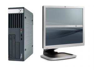 Sisteme Desktop Fujitsu E5720, Core 2 Duo E4600, 2.4Ghz, 2Gb, 80Gb + Monitoare SH 19 inci