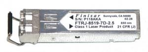 Optical transceiver Finisar FTRJ-8519P1BNL, IBM 53p0407, 2000 Mbps, Mini GBIC