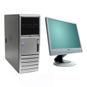 HP DC7600 Intel Pentium 4, 3.0GHz, 1gb ddr2, 40gb sata, DVD-ROM + Monitor LCD/TFT 17 inci