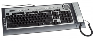Tastatura Modecom MC-9001 cu telefon pentru Skype