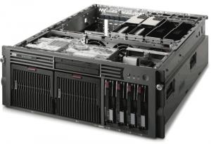 Servere Stocare Date HP Proliant DL 580 G2, 4x Intel Xeon 2.0Ghz, 4x 300Gb SCSI, 8Gb DDR ECC, Raid Smart 5i + HP Smart Array 6400