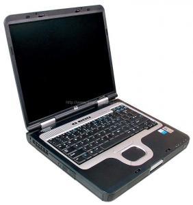 Laptop HP NC8000, Intel Centrino 1,8 GHz, 512Gb RAM, 80Gb HDD, DVD-RW