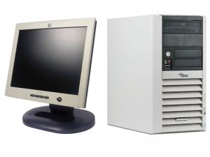 Fujitsu P5915, E2180, 2.0Ghz, 1Gb, 80Gb, DVD-ROM + Monitor LCD 15 inci diverse modele