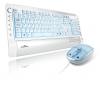 Combo Tastatura iluminata si Mouse BlueStork BS-Pack-LUM/White