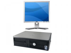 Dell Optiplex 755 Desktop, Dual Core E2220, 2.4Ghz, 2Gb, 80Gb, DVD-ROM + Monitor LCD 17 inci Dell