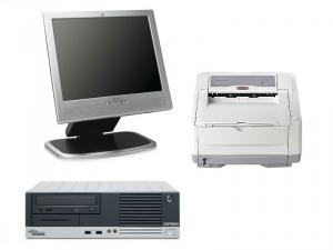 Fujitsu Siemens E5600, AMD Sempron 3000+,  1.8ghz + Monitor HP 1530 + Imprimanta OKi B4400