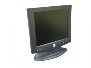 Monitor Dell 1701FP, 17 inci LCD, 1280 x 1024, Pete, Zgarieturi