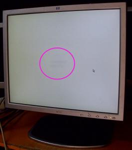Monitor HP L1925, 19 inci, Pata fina in centru ecranului