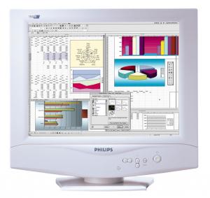 Monitor Sh Philips 150B, 15 inci Active Matrix TFT LCD, VGA