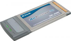 Card Wireless Laptop, D-Link AirPremier AG DWL-AG660, 802.11a/g Tri-Mode Dualband, Type II CardBus