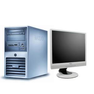 Sistem Desktop Maxdata, Core 2 Duo E6420, 2.13Ghz, 2Gb DDR2, 160Gb, DVD-RW + Monitor LCD 17 inci