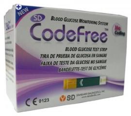 Teste glicemie SD Code Free