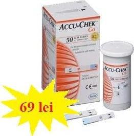Teste glicemie Accu Chek Go