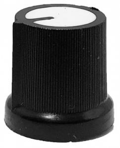 Buton Potentiometru Mixer Audio 15mm - alb