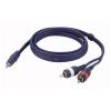 Dap audio fl30 1.5m cablu rca - jack 3.5 mm