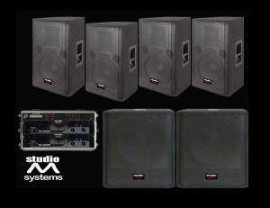 Sistem audio profesional Studio-M DANCECLUB-IMPACT