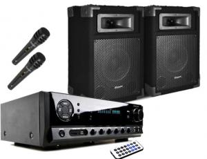 Sistem Audio Karaoke Star Partyset S cu Bluetooth si Microfoane