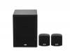 Sistem audio activ studio-m omni-25 2.1 black 120w bass - 2x30w