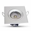 Spot led 3w patrat unghi reglabil, alb rece sku-1121