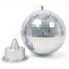 Set glob discoball de oglinzi cu led + motoras cu led-uri