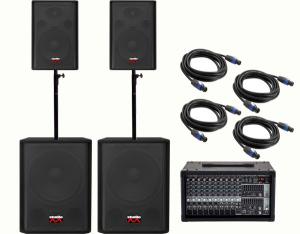 Sistem Audio Livestyle1000 - Powermixer Behringer PMP2000D