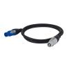 Powercon Neutrik M-F Cablu Alimentare 250V 3x 1-5 1-5m