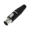 Neutrik rean rt4fc-b conector mini xlr