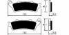 Placute de frana garelli, cod p-10749