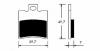 Placute de frana Generic, cod KV-734