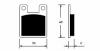 Placute de frana Beta, cod KV-722