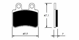 Placute de frana Peugeot, cod P-10757