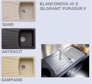 Chiuveta BLANCONOVA 45S SILGRANIT SAND 510440