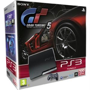 Consola Sony PlayStation 3 Slim, 320GB + Gran Turismo 5