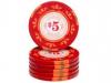 Casino royale 14g pokerchip $5 - rosu