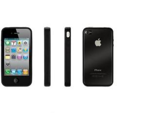 Husa protectie pentru iPhone 4, policarbonat, neagra, GRIFFIN
