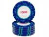 Casino royale 14g pokerchip $500 - albastru